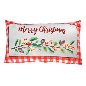 IH Casa Decor Merry Christmas LED Velvet Pillow - Set of 2