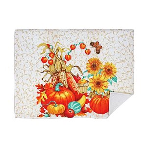 IH Casa Decor 2-Piece 15-in x 20-in Cloth Drying Mat (Happy Harvest)