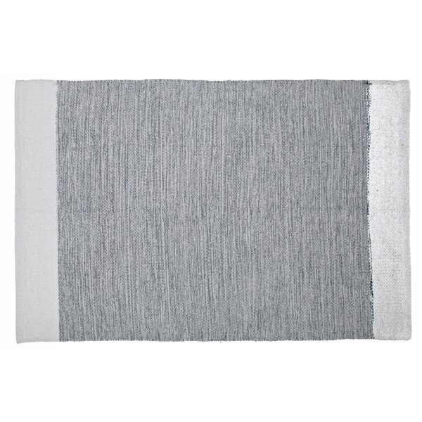 iH casadécor 36-in x 24-in Silver Rectangular Indoor Door Mat