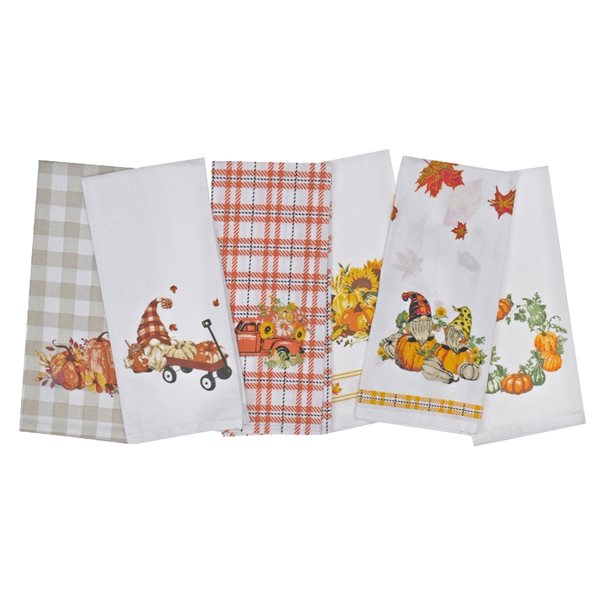 iH casadécor Kitchen Towels (Harvest) - Set of 6