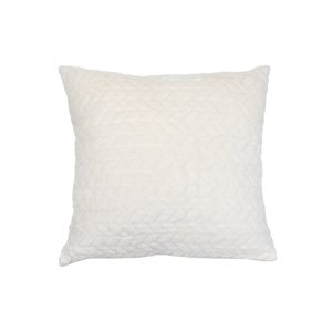 IH Casa Decor White 18-in x 18-in Square Indoor Throw Pillow - 2-Piece