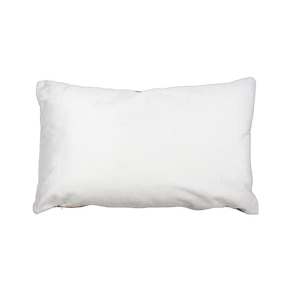 iH casadécor Orange/White 20-in x 12-in Square Indoor Throw Pillow - 2-Piece