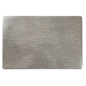 IH Casa Decor Champagne Metallic Plastic Placemat - Set of 12