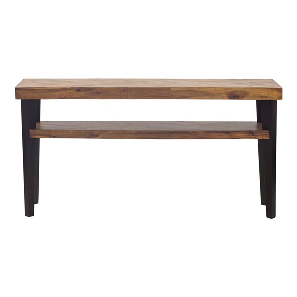 Moe's Home Collection Parq Brown Wood Rustic Console Table