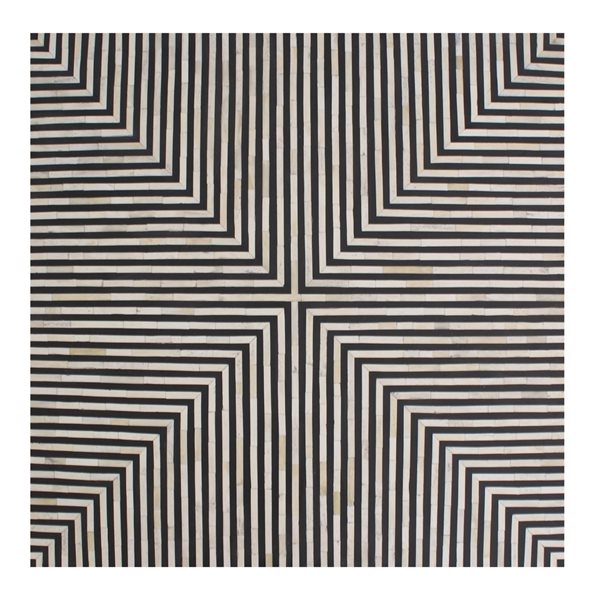 Moe's Home Collection Terning Black/White Resin Coffee Table