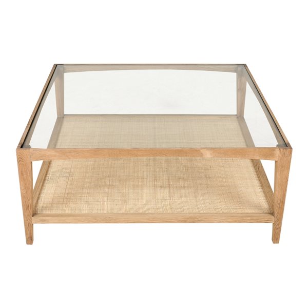 Moe's Home Collection Harrington Tempered Glass Coffee Table VL105624