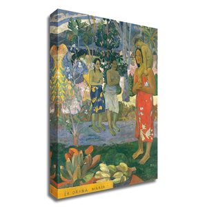 Tangletown Fine Art "La Orana Maria (Hail Mary)" by Paul Gauguin Frameless 19-in H x 14-in W Canvas Print
