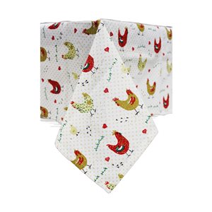 IH Casa Decor 72-in x 52-in Farmhouse Chicken Cotton Tablecloth
