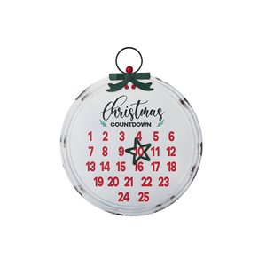 IH Casa Decor Metal Ornament Shaped Advent Calendar
