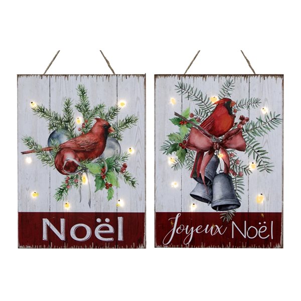 Décorations murales de Noël assorties iH casadécor avec gnome, ensemble