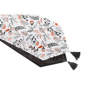 IH Casa Decor 54-in x 13-in Persimmon Cotton Table Runner - Set of 2