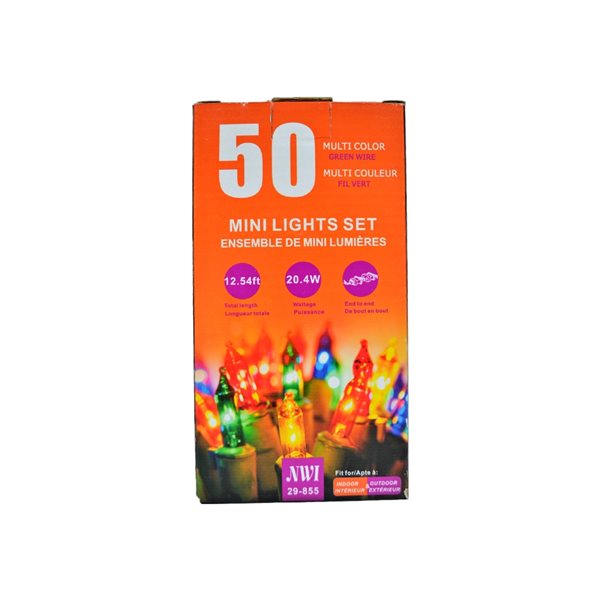 IH Casa Decor 50Light 12.54ft Multicolour Indoor/Outdoor Mini