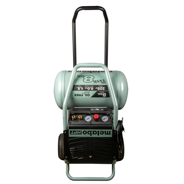 Metabo HPT The Tank 8-gal. 30-L Portable Electric Horizontal Trolley Air Compressor