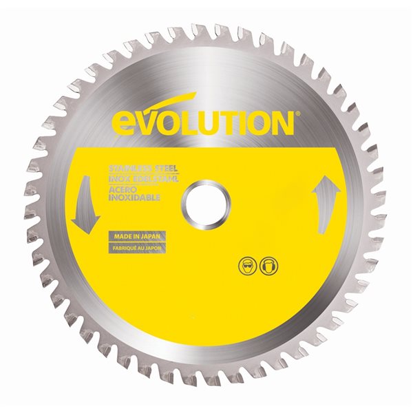 Lame de coupe en acier inoxydable au carbure de tungstène par Evolution de 7-1/4 po