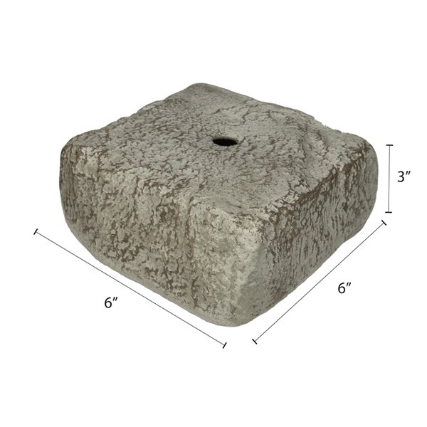 RTS Home Accents Rock Lock Raised Garden Bed End Rock - Pack of 3