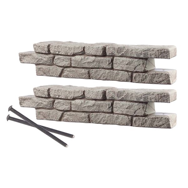 RTS Home Accents 2-Pack Rock Lock Raised Garden Bed Straight Rock