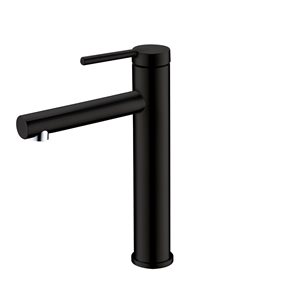 Stylish Carol Matte Black 1-handle Single Hole Bathroom Sink Faucet