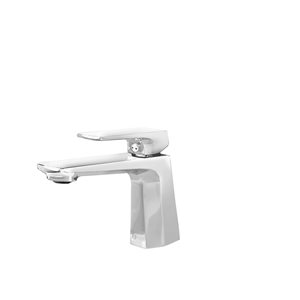 Stylish Luvia Polished Chrome 1-handle Single Hole Bathroom Sink Faucet