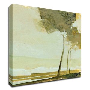 Impression sur toile sans cadre 22 po x 17 po «Three Trees» par Tangletown Fine Art