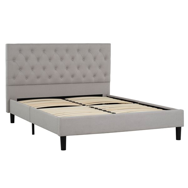 Primo International Ellie Brown Queen Bed Frame Bed