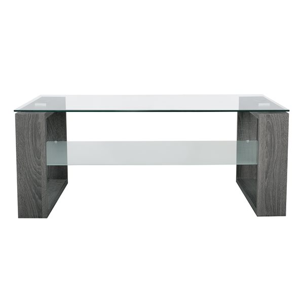 Table basse Caleb avec tablettes par Primo International