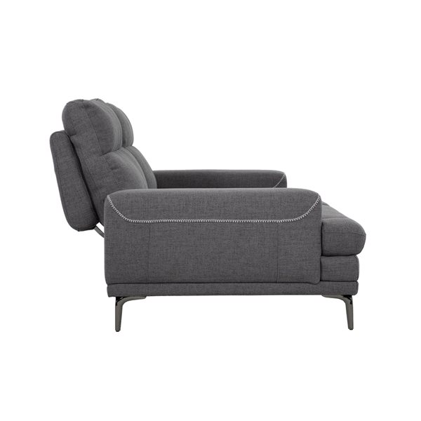 Primo International Azima Grey Upholstered Sofa 48670 | RONA