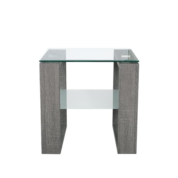 Primo International Caleb End Table with shelf