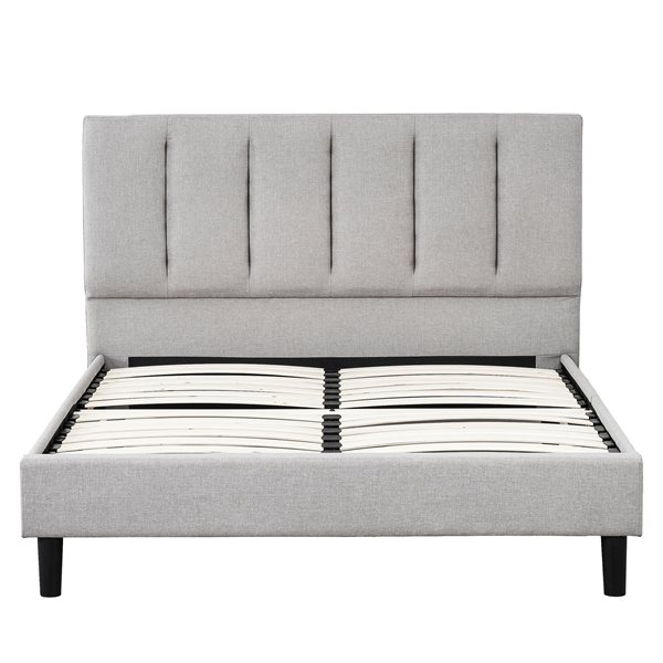 Primo International Harper Grey Full Bed Frame Bed