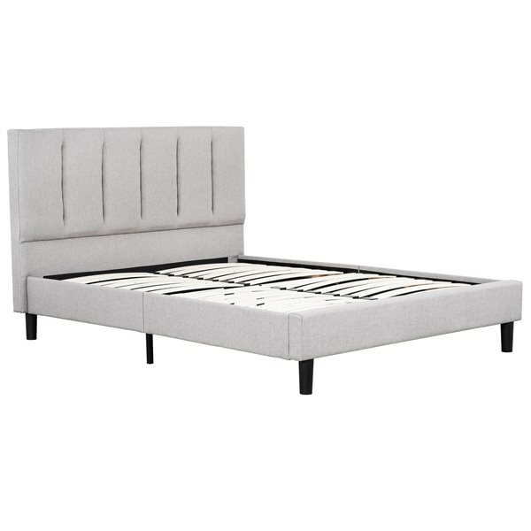 Primo International Harper Grey Full Bed Frame Bed