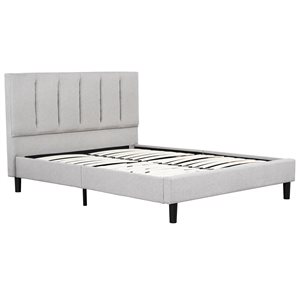 Cadre pour lit double gris Harper par Primo International