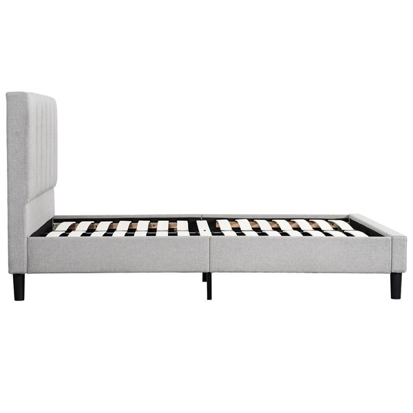 Primo International Harper Grey Queen Bed Frame Bed