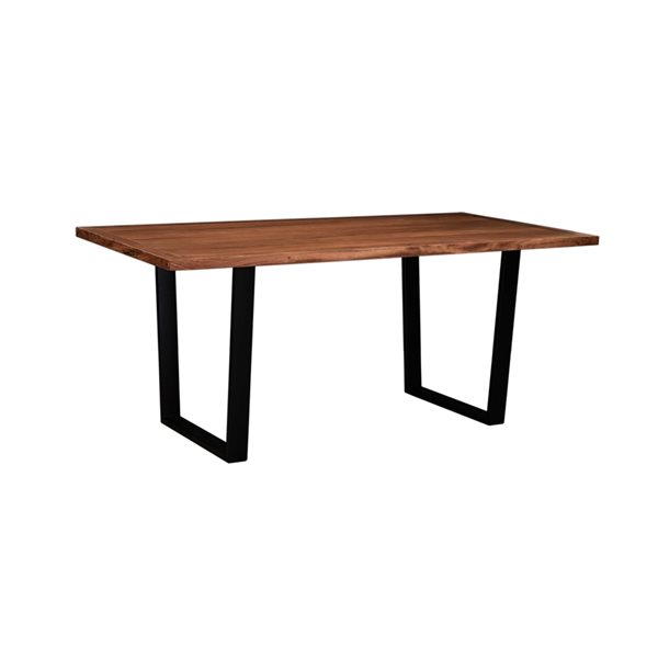 Primo International Edie 70-in Wood and Iron Dining Table