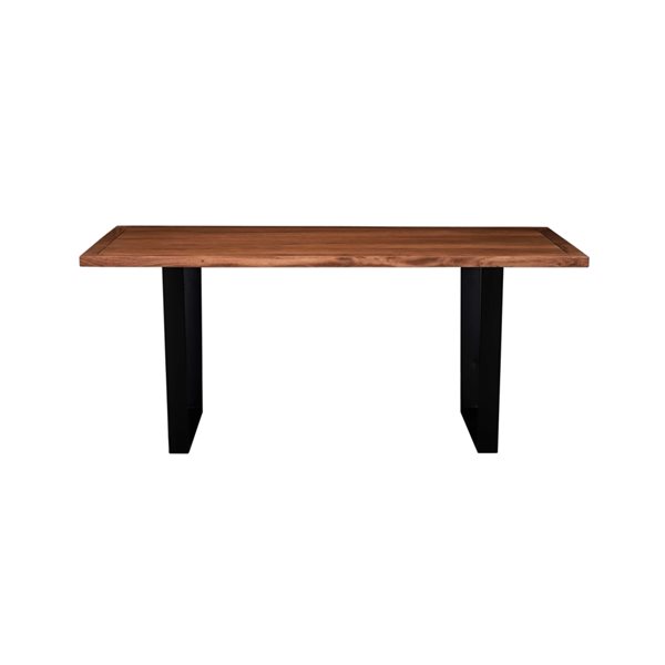 Primo International Edie 70-in Wood and Iron Dining Table
