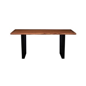 Primo International Edie 70-in Wood and Iron Dining Table