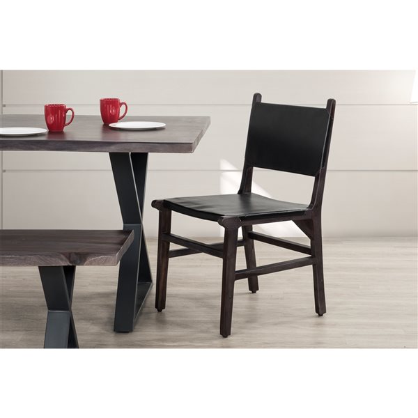 Primo International Sullivan Leather Dining Chair - Set of 2