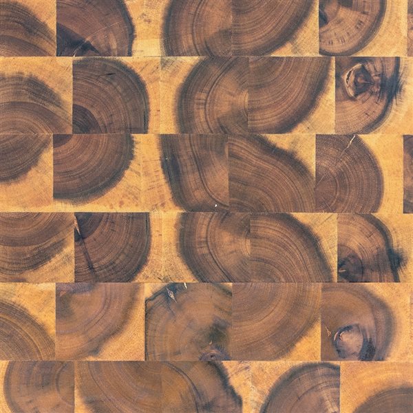 INTERBUILD 16-in x 12-in Wood Cutting Board