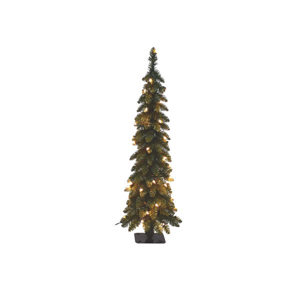 Santa's 4ft Green Artificial Christmas Tree with 70 Lights