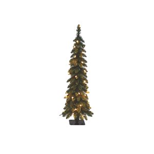 Santa's Workshop 4-ft Green Artificial Christmas Tree with 70 Lights