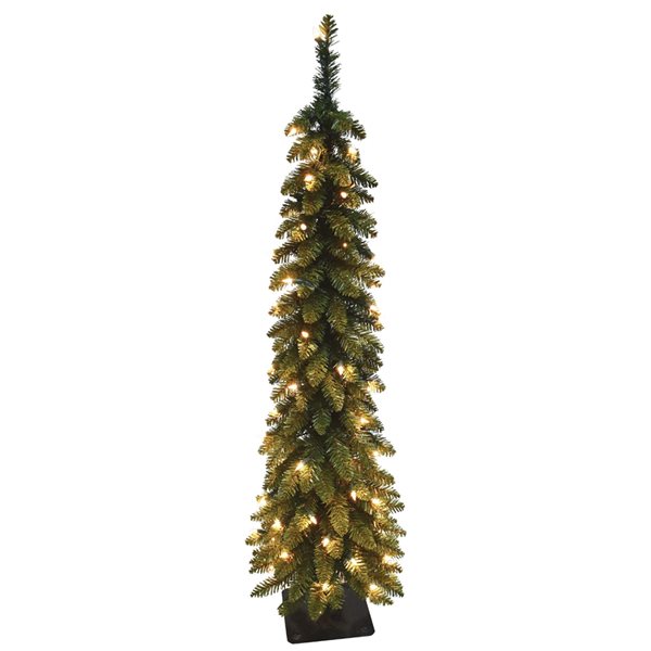 Santa's 6ft Green Artificial Christmas Tree with 150 Lights