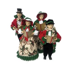 Santa's Workshop 15-18-in Holly Carolers - Set of 4