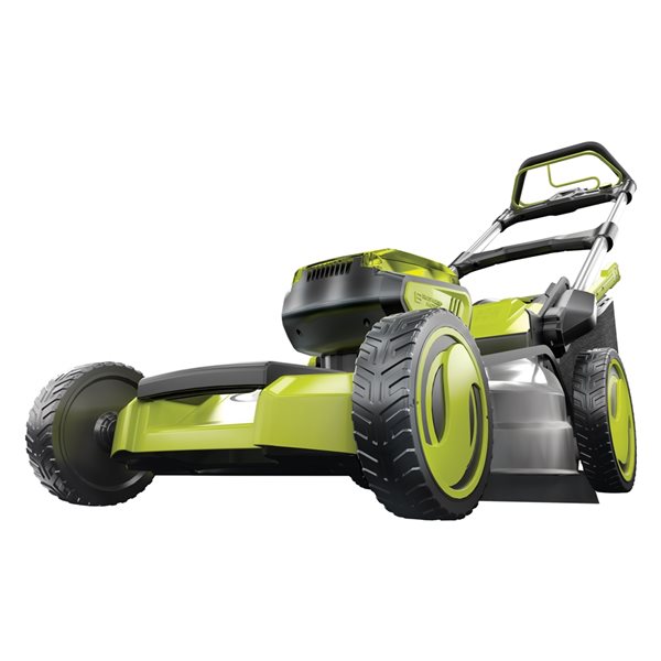 Sun Joe 21-in 24 V Lithium Ion Cordless Electric Self-Propelled Lawn Mower  with 2 Batteries 24V-X2-21LMSP