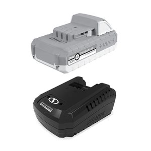 Batterie pour outil électrique Snow Joe 24V iON+ au lithium de 2 Ah (chargeur inclus)