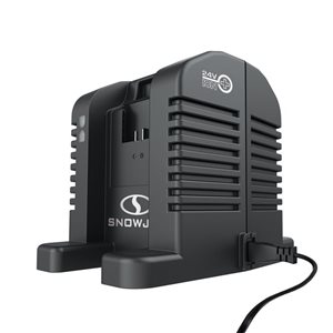 Chargeur de batterie pour outil électrique Snow Joe 24V iON+ à double port (batteries non incluses)