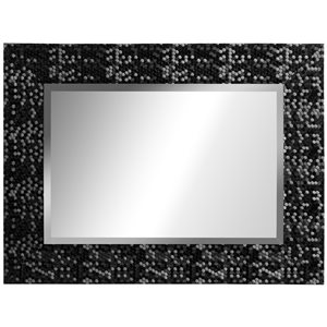 HomCom 31.5-in L x 23.5-in W Rectangle Black Framed Wall Mirror