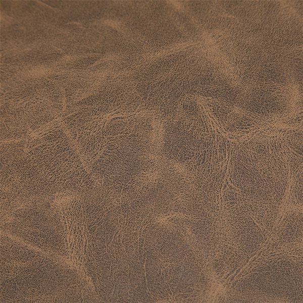 HOMCOM Brown Faux Leather Adjustable Height Swivel Bar Stools - 2-Pack