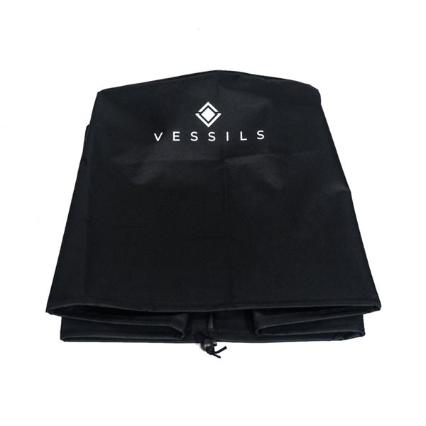 VESSILS Black Grill Cover for 15-in Kamado