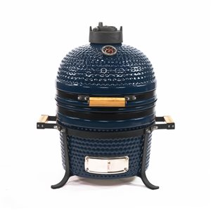VESSILS 15-in Kamado Charcoal Grill Tabletop - Blue