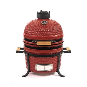 VESSILS 15-in Kamado Charcoal Grill Tabletop - Red