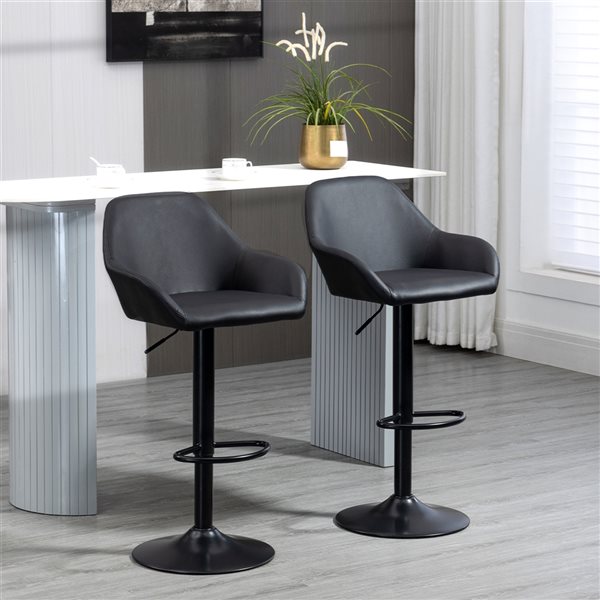 swivel bar stools with black legs