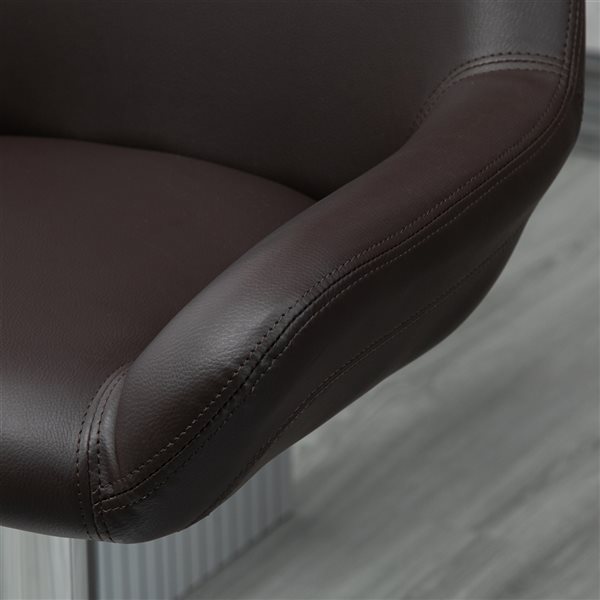 Espresso Adjustable Height Swivel Bar Stools Set of 2 835716V00DR RONA